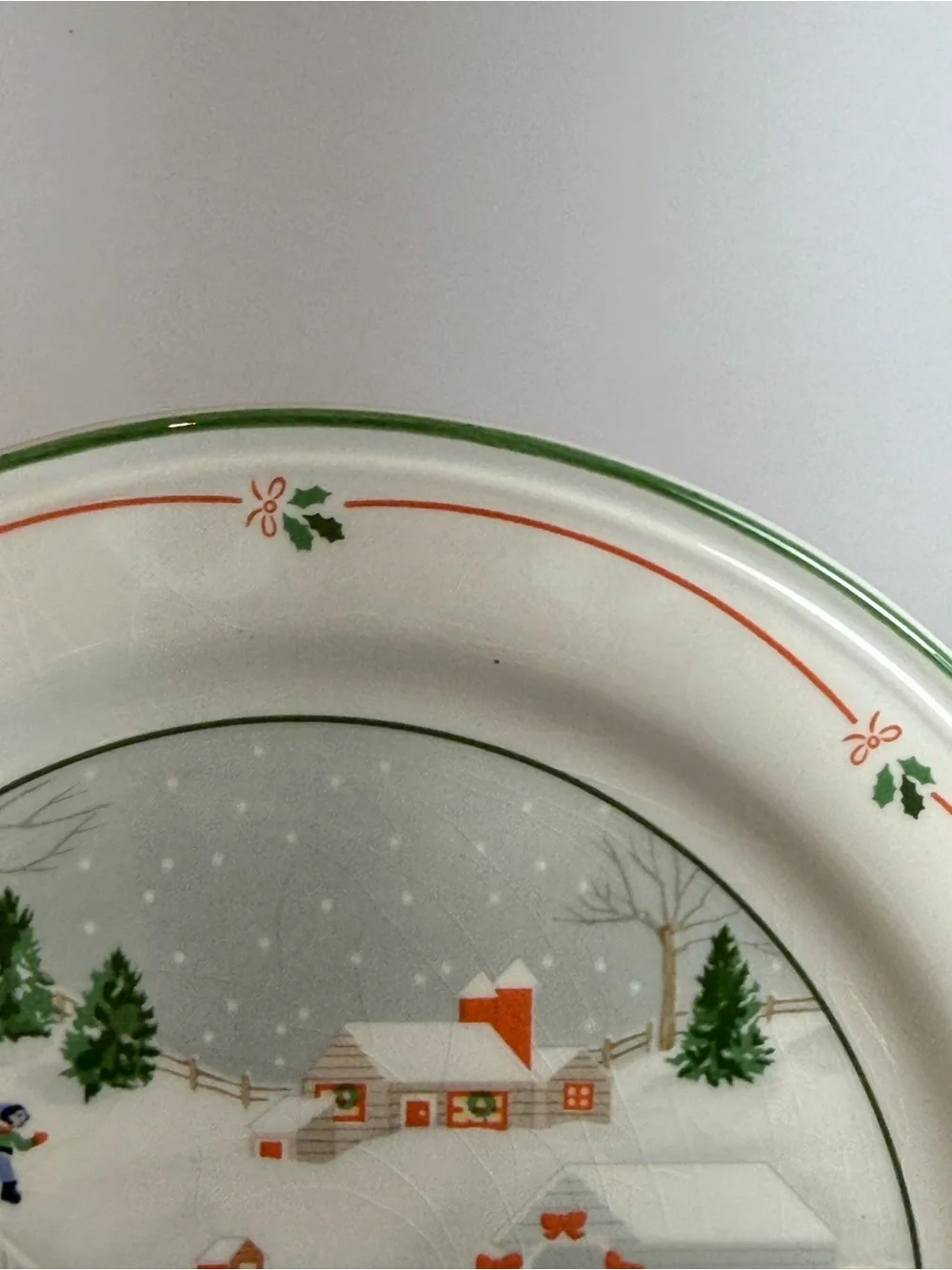 4 Sango Silent Night Plates 3900 Korea 7.5” Christmas Holiday Home Dinnerware